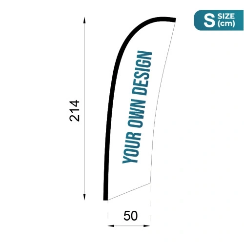  Single - Fly - Banner - Feather - Flag